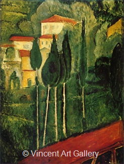 a269, Modigliani, Landscape, 1919